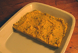 erkaltete Polenta