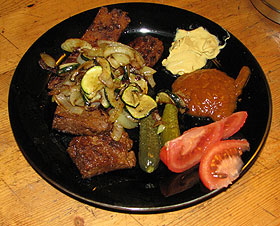 Seitan gebraten