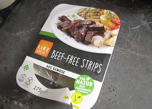 Beef free Strips Fleischalternative